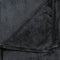 vidaXL - Deken - 130x170 - cm - polyester - zwart