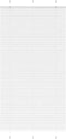 vidaXL - Plissé - rolgordijn - 110x200 - cm - stofbreedte - 109,4cm - polyester - wit