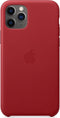 Apple iPhone 11 Pro - Leather Backcover - Echt leder - Rood