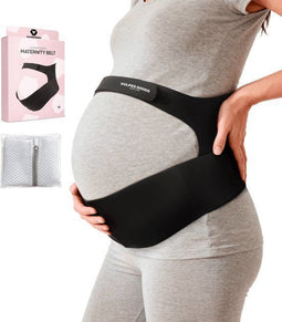 Vulpes Goods® Babycare - Zwangerschapsband - Verstelbaar - Zwart