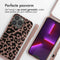 iMoshion Hoesje Geschikt voor iPhone 13 Pro Hoesje Met Koord - iMoshion Siliconen design hoesje met koord - Roze / Animal Pink