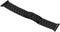 iMoshion Stalen watch bandje geschikt geschikt voor Apple Watch Series 1 / 2 / 3 / 4 / 5 / 6 / 7 / 8 / 9 / SE / Ultra (2) - 42 / 44 / 45 / 49 mm - Zwart