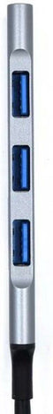 Ewent EW1144 - USB hub - 4 poorten USB 2.0 en 3.2 - Zilver