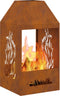 vidaXL - Vuurkorf - 50x50x100 - cm - Verweerd - Staal