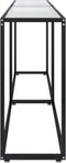 vidaXL - Wandtafel - 220x35x75,5 - cm - gehard - glas - transparant