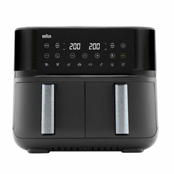 Braun TwinCook 3 TD3030 - Dubbele Airfryer - 8L 2x4L Vaatwasbestendige Lades - Zwart