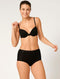 sloggi Basic+ - Dames Maxi slip - Extra zachte naden - Zwart (4-pack)