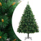 vidaXL - Kunstkerstboom - met - scharnieren - en - standaard - 120 - cm