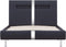 vidaXL - Bedframe - met - LED - kunstleer - zwart - 90x200 - cm