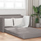 vidaXL - Hoekbankbed - 2-in-1 - Taupe - 124x71x78 - cm - Stof