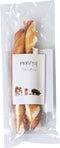 Petstyleliving Meerkleurig gedraaide stick met kip 20cm - Hondensnacks