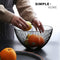 Metalen fruitmand, fruitschaal, fruit- en groenteopslag, ronde fruitmanden voor keukens en eettafel