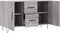 vidaXL - Dressoir - 100x36x60 - cm - bewerkt - hout - grijs - sonoma - eikenkleurig