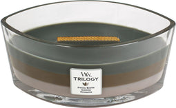 Woodwick Trilogy Cozy Cabin Ellipse Candle - Geurkaars