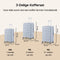 SKYCASES Urban Adventurer - Medium Reiskoffer - Cijferslot - 44x27x66cm - 79L - Lichtgrijs