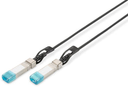 Digitus DN-81221 - Kabel SFP+ Mannelijk/Mannelijk - 1 m - Zwart