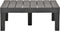 vidaXL - Tuintafel - 78x78x31 - cm - kunststof - antraciet