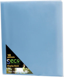 Seco showalbum - A4 - blauw - 10 tassen - 50 micron - milieuvriendelijk - SE-DB10-BU
