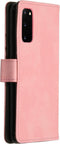 iMoshion Hoesje Geschikt voor Samsung Galaxy S20 Hoesje Met Pasjeshouder - iMoshion Luxe Bookcase - Roze