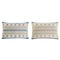 Kussen Home ESPRIT Blauw Beige 60 x 10 x 45 cm (2 Stuks)