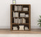 vidaXL - Dressoir - 80x30x106 - cm - bewerkt - hout - bruin - eikenkleur