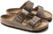 Birkenstock Arizona - Heren Slides - Smalle pasvorm - Donkerbruin - Maat 45