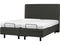 Verstelbaar bed Stof DUKE II 160 x 200 cm Donkergrijs
