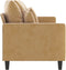 vidaXL - Driezitsbank - 180 - cm - fluweel - bruin