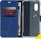 Accezz Samsung Galaxy Xcover Pro - Wallet Softcase Bookcase - 3 pashouders - Blauw