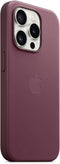 Apple FineWoven Back Cover - iPhone 15 Pro - MagSafe - Paars