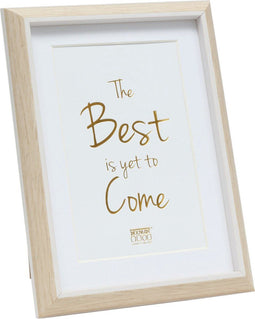 Deknudt Frames fotolijst S46WG3 P1 - lichte houtkleur/wit - 13x18 cm