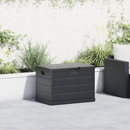 vidaXL - Tuinopbergbox - - - Antraciet, - 77,5 - x - 54,5 - x - 53 - cm, - Kunststof, - 170 - L