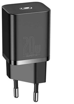 Baseus Super Si - Snellader 20W - Power Delivery 3.0 - Zwart