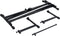 vidaXL - Keyboardstandaard - X-frame - dubbel - versterkt - zwart