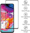 Selencia Galaxy A71 - Gehard Glas Premium Screenprotector - 9H krasbestendig - Zwart