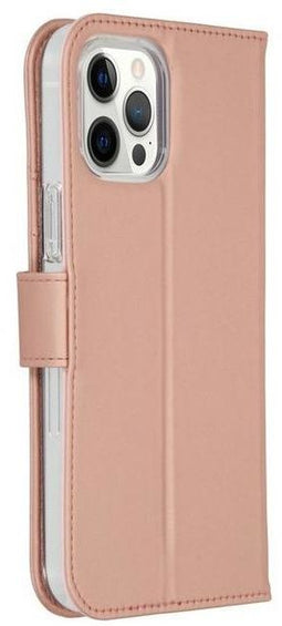 Accezz iPhone 12 Pro Max - Flip cover - Krasbestendig Schokbestendig - Rosé Goud