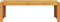 vidaXL - Tuin - Koffietafel - 110x55x35 - cm - Massief - Acaciahout