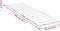 vidaXL - Ligbedkussen - gestreept - oxford - stof - blauw - en - wit