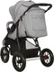 vidaXL - Kinderwagen - staal - antracietkleurig