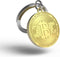 Metalmorphose sleutelhanger Bitcoin / Cryptocoin pearl gold finish