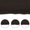 vidaXL - Wastafelblad - 220x40x(2-6) - cm - behandeld - massief - hout - donkerbruin