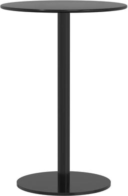 vidaXL - Tuintafel - rond - Ø50x72 - cm - staal - zwart