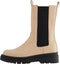 PIECES PCTIA - Chelsea boots - Kunstleder - Beige - Maat 38