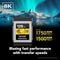 Lexar CFexpress PRO Type B Gold Series 128GB - Leessnelheid 1750MB/s - Schrijfsnelheid 1500MB/s