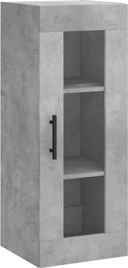 vidaXL - Hangkast - 34,5x34x90 - cm - betongrijs