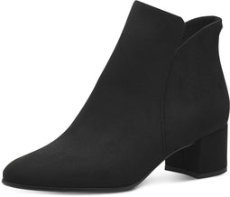 TAMARIS Essentials - Enkellaarsjes - Blokhak 50 mm - Zwart