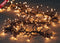 CBD LED CLASSIC CLUSTER LIGHTS 1152L/6,9M - 4M AANLOOPSNOER ZWART - BI-BUI TRAFO TIMER 8/16U
