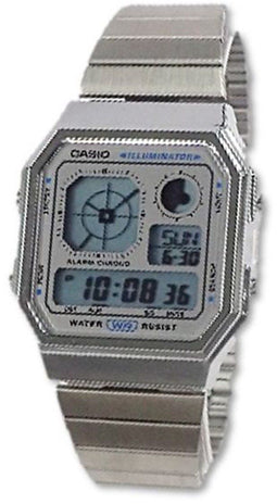Casio A130WE-7AEF - Polshorloge - Digitaal uurwerk met eeuwigdurende kalender - Unisex