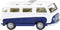 Wiking 028997 H0 Bus Ford FK 1000 panoramabus - saffierblauw/wit
