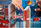 PLAYMOBIL - City Action - Grote brandweerkazerne met helicopter - 61 x 21 x 36 cm